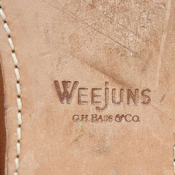 Bass Weejun Penny Loafers Larson Seahorse Men’s SZ 10 D Brown Arch Support EUC - Picture 6 of 16